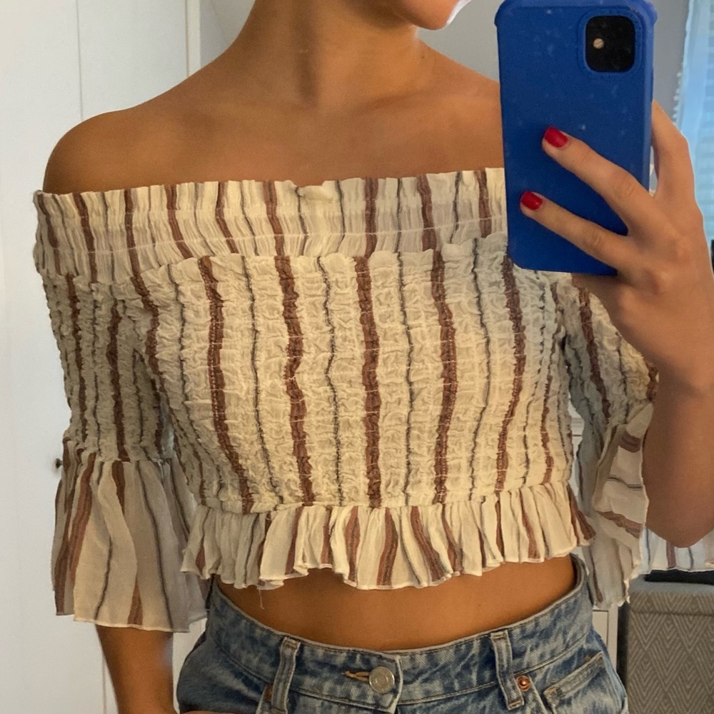 Free People Off The Shoulder Top